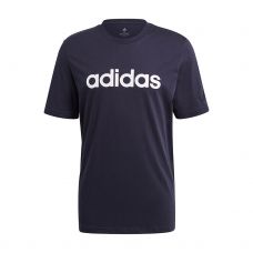 CAMISETA ADIDAS ESSENTIALS EMBROIDERED LINEAR LOGO AZUL
