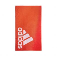 SERVIETTE ADIDAS LARGE ORANGE BLANC
