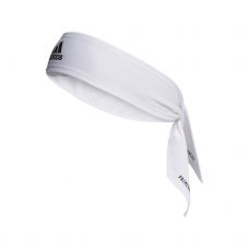 BANDA DE SUDOR ADIDAS PARA LA CABEZA REVERSIBLE AEROREADYS BLANCO NEGRO