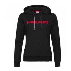 SUDADERA HEAD CLUB ROSIE NEGRO ROJO  MUJER