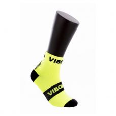 CALCETINES VIBOR-A KAIT CAA BAJA AMARILLO FLOR NEGRO