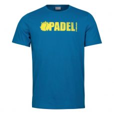 T-SHIRT HEAD PADEL FONT BLU