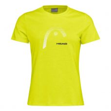 CAMISETA HEAD CLUB LARA AMARILLO MUJER