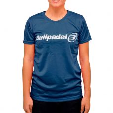 T SHIRT BULLPADEL BLU NAVY DONNA