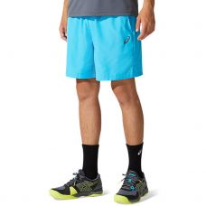 PANTALN CORTO ASICS PADEL AZUL AGUAMARINA