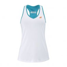 CAMISETA BABOLAT PLAY TANK BLANCO AZUL MUJER