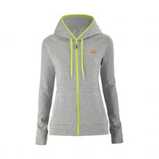 VESTE BABOLAT LOGO GRIS FEMME