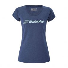 T-SHIRT BABOLAT EXERCISE GLITTER BLEU MARINE FEMME