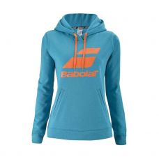 SWEAT-SHIRT BABOLAT EXERCISE BLEU ORANGE FEMME