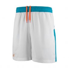 PANTALN CORTO BABOLAT PLAY BLANCO AZUL NIO