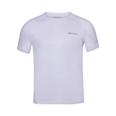 T SHIRT BABOLAT PLAY CREW NECK BIANCO BAMBINO