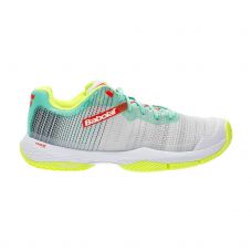 BABOLAT JET RITMA GRIS BLANC FEMME