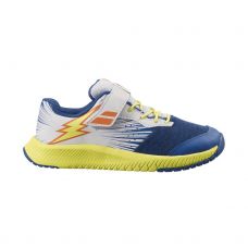 BABOLAT PULSION ALL COURT BIANCO BLU BAMBINO