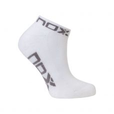 CALCETINES NOX TOBILLERO BLANCO GRIS MUJER