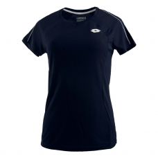 CAMISETA LOTTO SQUADRA PL AZUL NAVY MUJER