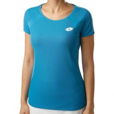 CAMISETA LOTTO SQUADRA PL AZUL MUJER