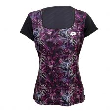 CAMISETA LOTTO SUPERRAPIDA II PRT PL NEGRO MUJER