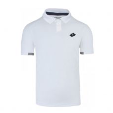 POLO LOTTO SQUADRA PL BLANC