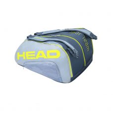 PALETERO HEAD TOUR TEAM PADEL MONSTERCOM GRIS AMARILLO FLUOR