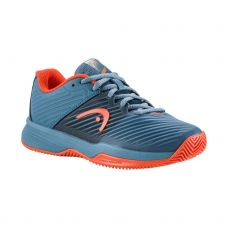 HEAD REVOLT PRO 4 CLAY AZUL NARANJA JUNIOR