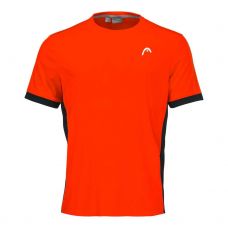 CAMISETA HEAD SLICE NARANJA NEGRO