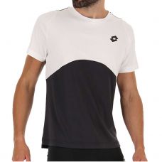 CAMISETA LOTTO RUN FIT BLOCK BLANCO GRIS