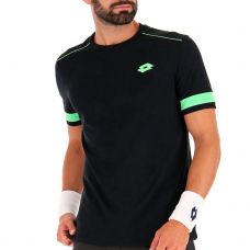 CAMISETA LOTTO SUPERRAPIDA V TEE NEGRO VERDE