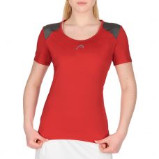 CAMISETA HEAD CLUB 22 TECH ROJO MUJER