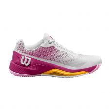 WILSON RUSH PRO 4.0 CLAY BLANCO ROSA MUJER