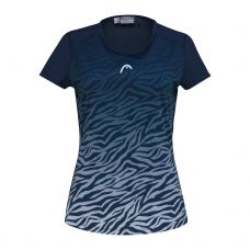 CAMISETA HEAD TIE-BREAK PRINT AZUL MUJER