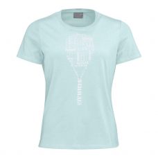 CAMISETA HEAD TYPO AZUL CELESTE MUJER