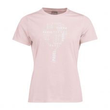 CAMISETA HEAD PADEL TYPO ROSA MUJER