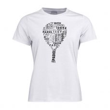 CAMISETA HEAD PADEL TYPO MUJER 814522 WH