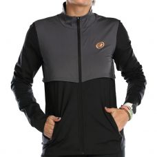 SUDADERA BULLPADEL ACTEA NEGRO MUJER