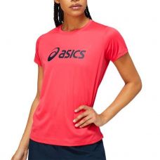 CAMISETA ASICS CORE TOP ROSA AZUL MUJER