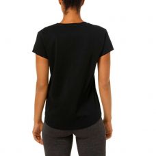 CAMISETA ASICS BIG LOGO III NEGRO MUJER