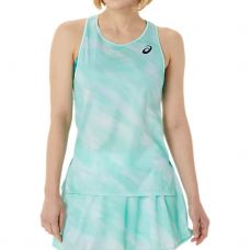 CAMISETA ASICS MATCH AZUL MUJER