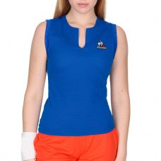 CAMISETA LE COQ SPORTIF LOGO TOP AZUL MUJER