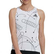 CAMISETA TIRANTES ADIDAS CLUB TENNIS GRAPHIC BLANCO MUJER