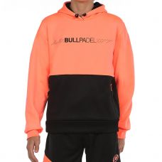 SUDADERA BULLPADEL IMBUI CORAL FLUOR JUNIOR