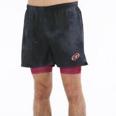 PANTALON CORTO BULLPADEL MITON NEGRO