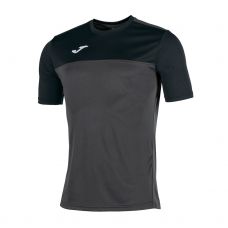 CAMISETA JOMA WINNER GRIS NEGRO