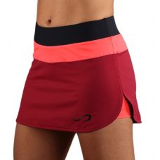 FALDA ENDLESS RACE ROJO NARANJA MUJER