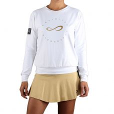 SUDADERA ENDLESS INNER TECH BLANCO DORADO MUJER