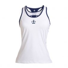 CAMISETA BLACK CROWN MILOS BLANCO AZUL MUJER