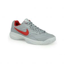 NIKE COURT LITE GRIS ROJO N845021 016