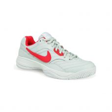 NIKE COURT LITE MUJER PLATINO ROJO N845048 004