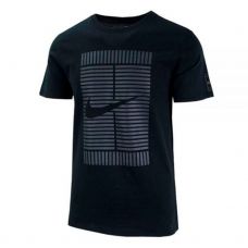 CAMISETA NIKE COURT TENNIS NEGRO
