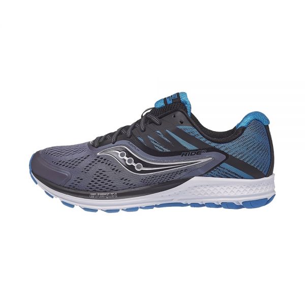 saucony ride 8 hombre negro