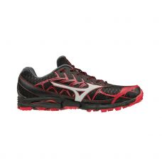 MIZUNO WAVE HAYATE 4 NEGRO PLATA ROJO J1GJ187203